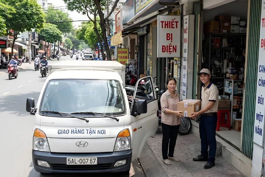 Nhận và giao hàng tại tphcm và đà nẵng