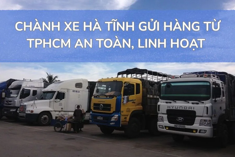 Xe tải minh họa dịch vụ vận chuyển ha tinh