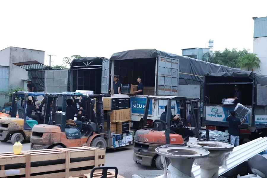 Các mặt hàng mà chành xe đi Hà Tĩnh nhận vận chuyển