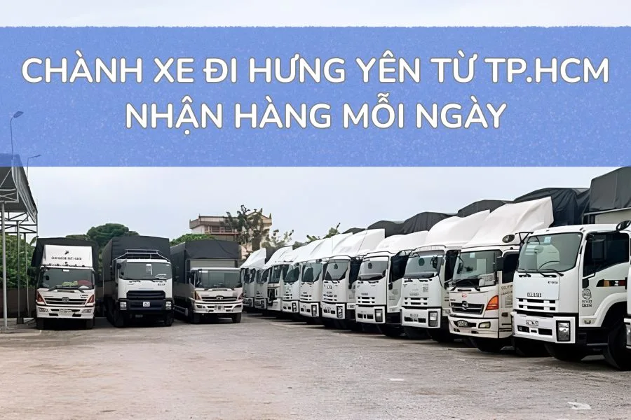 Xe tải minh họa dịch vụ vận chuyển hung yen
