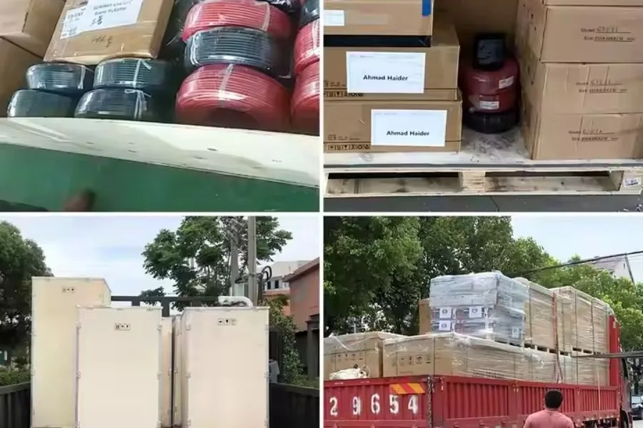 Linh kiện và phụ tùng được đóng kiện, chèn bảo vệ để hạn chế móp hoặc trầy xước