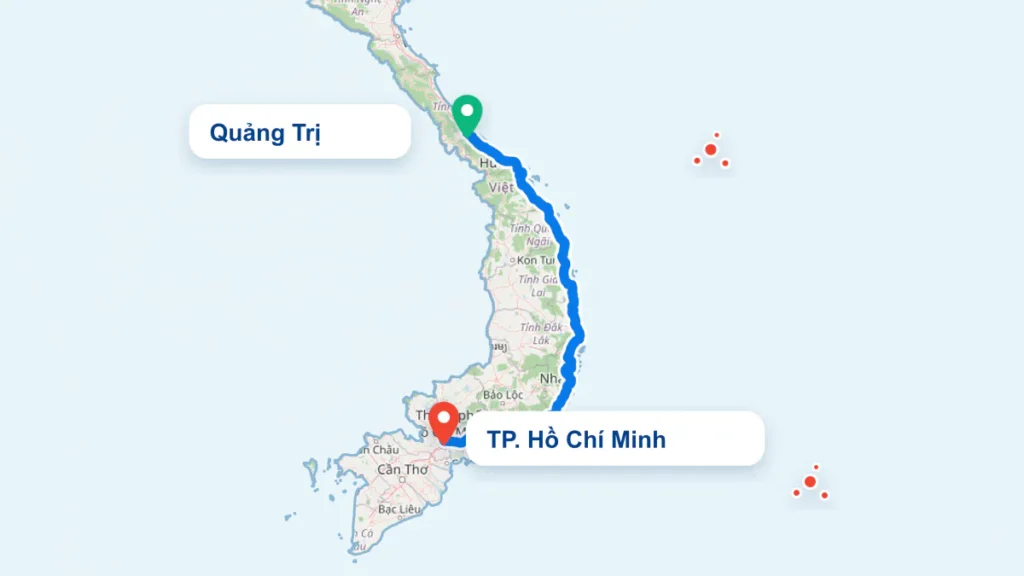 Tuyến TP. Hồ Chí Minh đi Quảng Trị